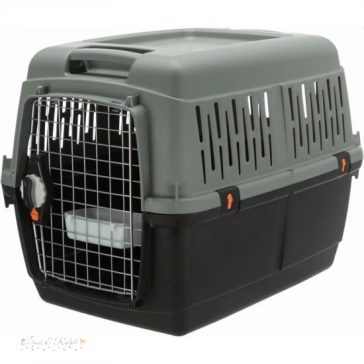   Trixie Szállító box Be Eco Giona 4, S-M: 50x51x70cm, Antracit/Szürke-Zöld