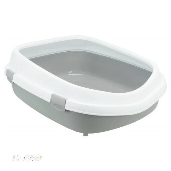 Macska WC Primo XXL Peremes 56x25x71cm Szürke/Fehér