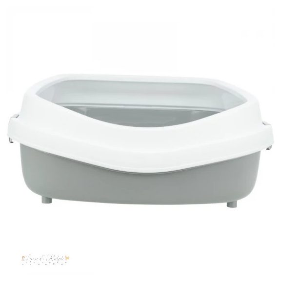 Macska WC Primo XXL Peremes 56x25x71cm Szürke/Fehér