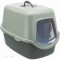 Macska WC Be Eco Vico Fedeles 40x40x56cm Antracit/Szürke-Zöld