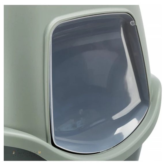 Macska WC Be Eco Vico Fedeles 40x40x56cm Antracit/Szürke-Zöld