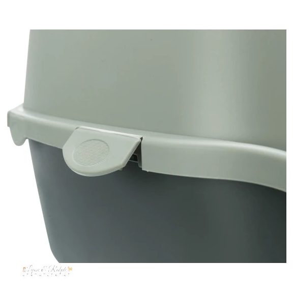 Macska WC Be Eco Vico Fedeles 40x40x56cm Antracit/Szürke-Zöld