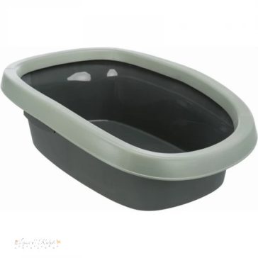   Macska WC Be Eco Carlo Peremes 38x17x58cm Antracit/Szürke-Zöld