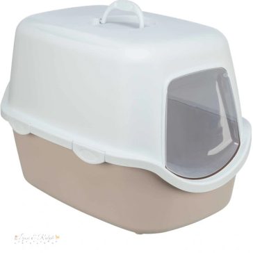   Trixie Macska WC Vico, Fedeles , 40 × 40 × 56 cm, Világos rózsaszín/Fehér