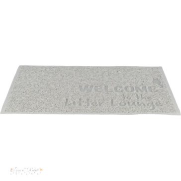   Trixie Macska alomtálca szőnyeg, PVC, 40 × 60 cm, világosszürke