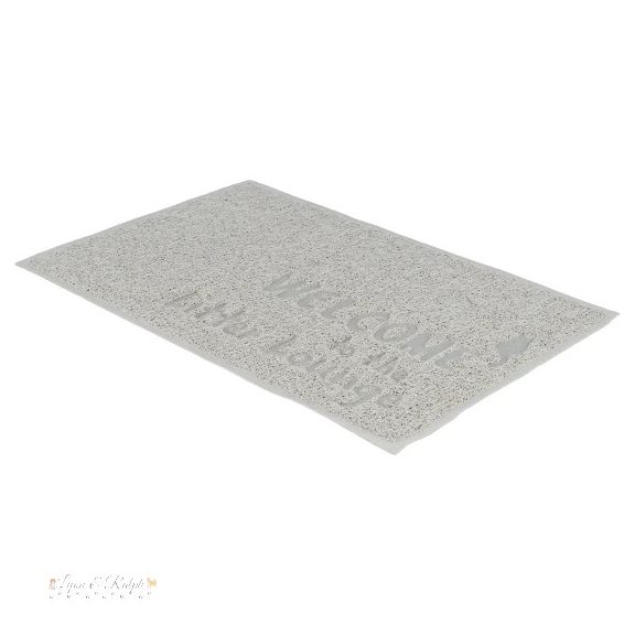 Trixie Macska alomtálca szőnyeg, PVC, 40 × 60 cm, világosszürke