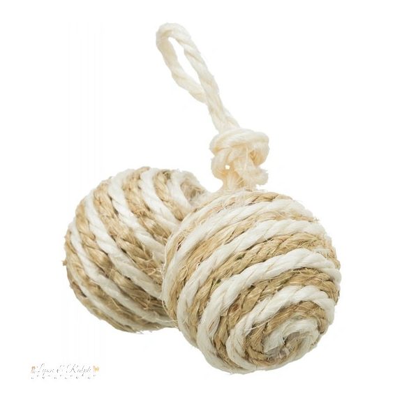 Trixie Játék Duplalabda Fonalból 4,5cm