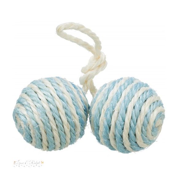 Trixie Játék Duplalabda Fonalból 4,5cm