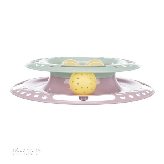 Trixie Játék Kölyökmacskának Műanyag Torony Labdával 24cm