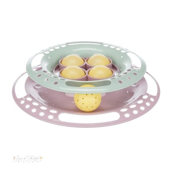 Trixie Játék Kölyökmacskának Műanyag Torony Labdával 24cm