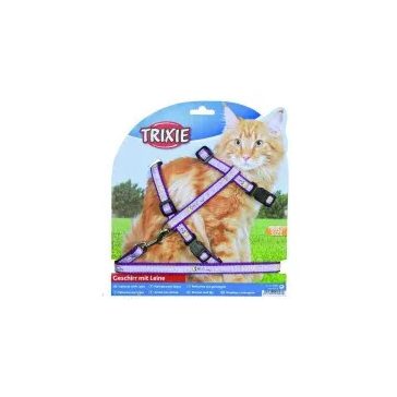   Trixie Hám És Póráz Xl Macskának Mintás 34-57cm/13mm 1,2m