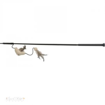   Trixie Játék Macska Pálca XXL Hal Figurával, Macskamentával 65cm