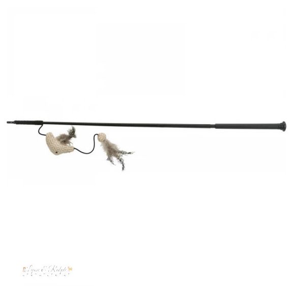 Trixie Játék Macska Pálca XXL Hal Figurával, Macskamentával 65cm
