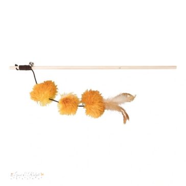 Trixie Játék pálca pompom labdával 40cm
