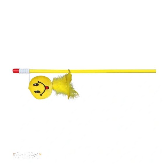 Trixie Játék Macskának Pálca Plüss Smiley 50cm