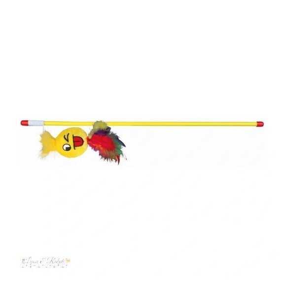 Trixie Játék Macskának Pálca Plüss Smiley 50cm