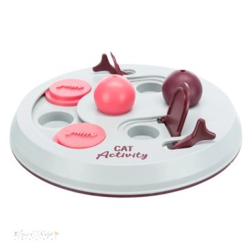   Trixie Játék Macskának Flip Board 23cm Bordó/Pink/Világosszürke