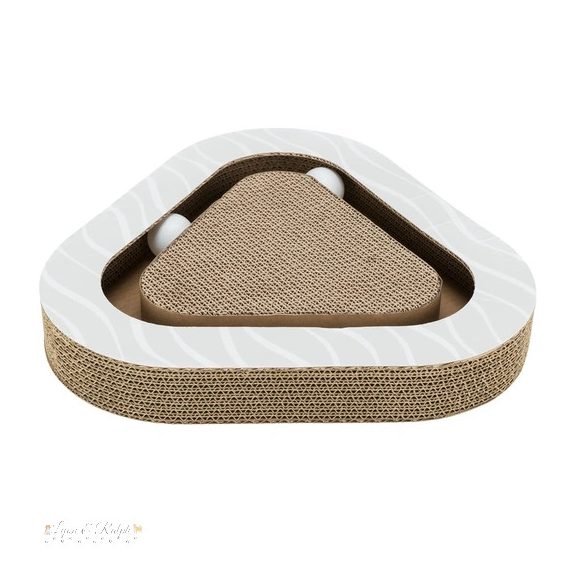 Trixie Kaparótábla 2 Labdával Macskamentával 36x5x36/36cm Barna