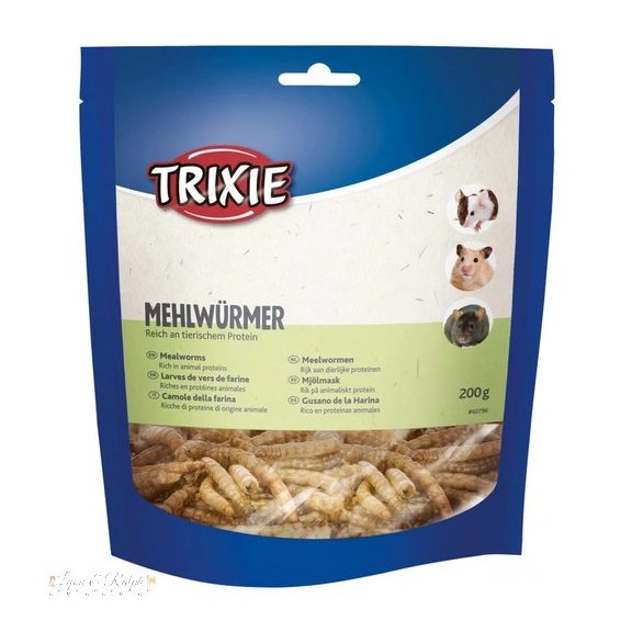 Trixie Jutalomfalat Rágcsálóknak, Szárított Lisztkukac, 200g