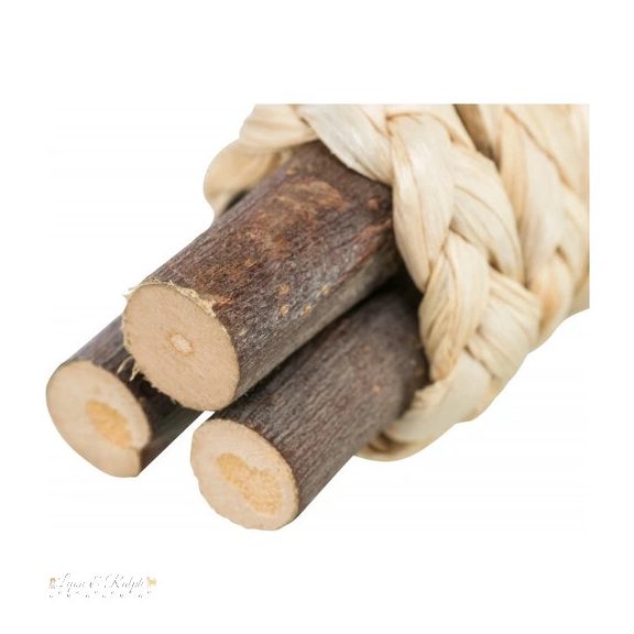 Trixie Játék Rágcsálóknak Fából/Szalmából, 15 × 3 cm