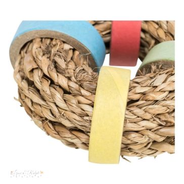 Trixie Játék Tengerifű Karika Papír Gyűrűvel, o 8 cm