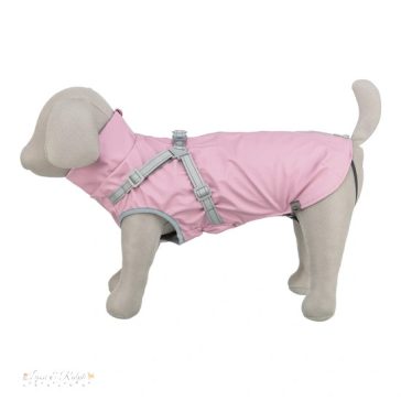 Trixie Esőkabát Ponti hámmal XS 30cm, pink