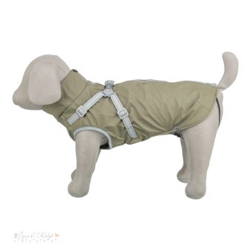 Trixie Esőkabát Ponti hámmal XS 30cm, olivazöld
