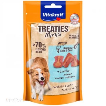  Vitakraft Treaties Minis Kutya Jutalomfalat Lazac & Omega-3 48g