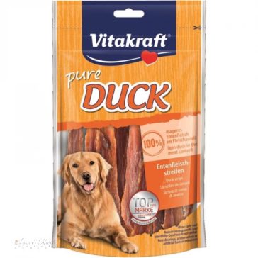   Vitakraft Duck Slices Kutya Jutalomfalat Kacsamell Szeletek 80g