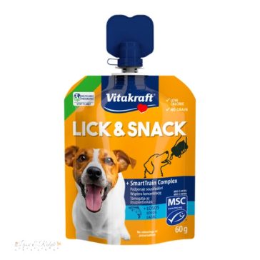 Vitakraft Lick and Snack kutya tréning krém lazac 60g