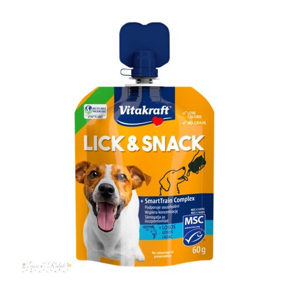 Vitakraft Lick and Snack kutya tréning krém lazac 60g