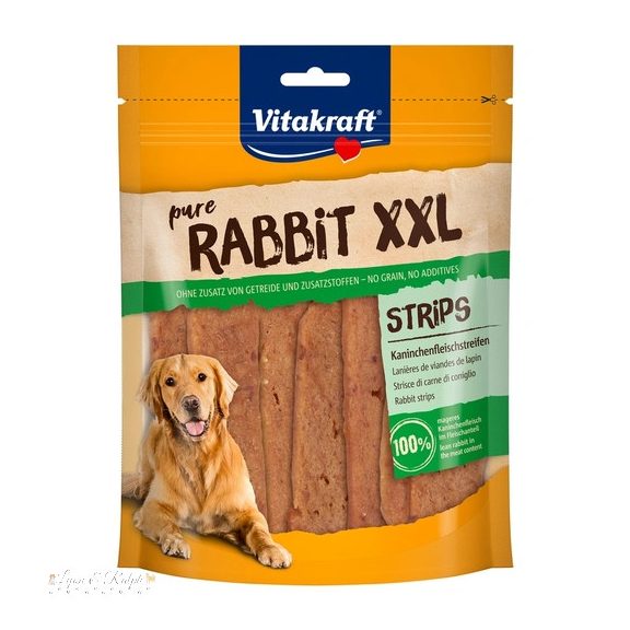 Vitakraft Rabbit Slices Kutya Jutalomfalat Nyúlhús Szeletek XXL 250g