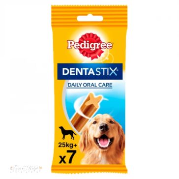   Pedigree DentaStix Daily Oral Care kiegészítő eledel 4 hónapnál idősebb kutyák számára 25 kg+ 270 g