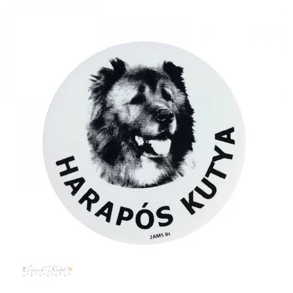 Kutya Harap Tábla Kerek Müany (többféle)