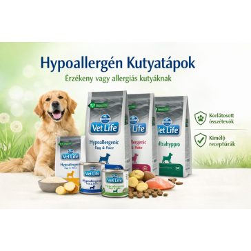 Hypoallergén kutyatápok